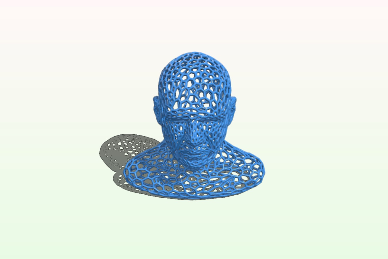 Walter Bruce Willis  in stile Voronoi