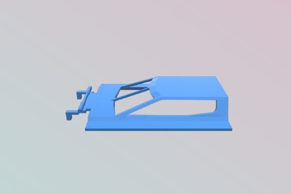 Bat Vehicle Canopy Replacement | 3d print model