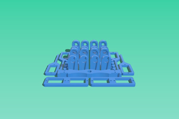 Quadruped Code | 3d print model