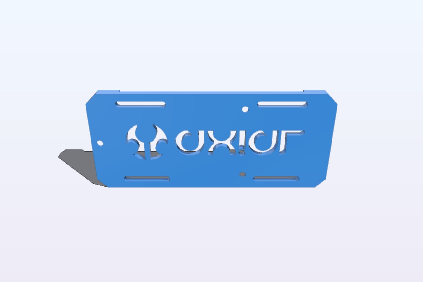 Axial SCX10, Short front mounted batteryplate