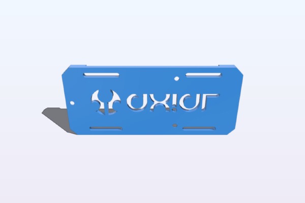 Axial SCX10, Short front mounted batteryplate | 3d print model
