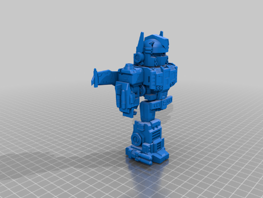 God Optimus Prime Q-style Transformers | 3d print model