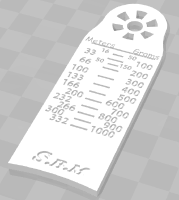 Filament Gauge | 3d print model