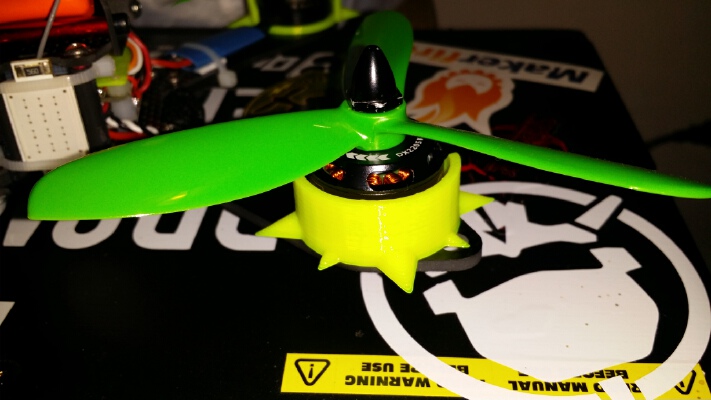 Universal 2204 Brushless Motor Gaurds (Scalable for any size motor) | 3d print model