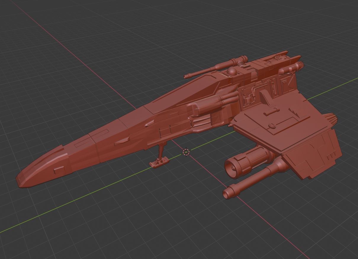 34mm Rescale E-Wing by JeanPatrickLeger