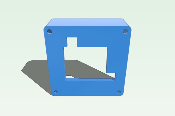 CamHolder for SpiderHex with 690TVL Pixim SEAWOLF Sensor | 3d print model