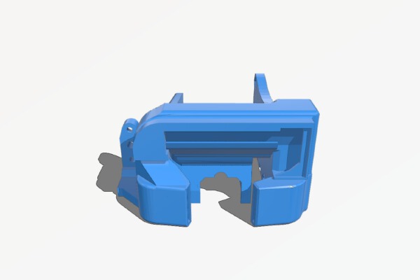 Satsana mix MicroSwiss direct drive 5015 fan BL Touch better hottend cooling and no unwanted airflow at the part! | 3d print model