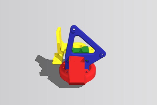 Sparkcube (und andere) Druckkopf mit Beleuchtung für E3D V6 | 3d print model