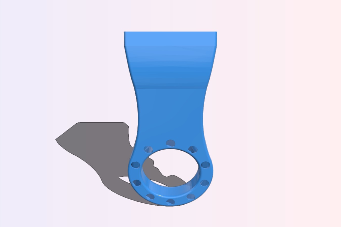 Fan Duct for Hexagon _ Bulldog Extruder Combo