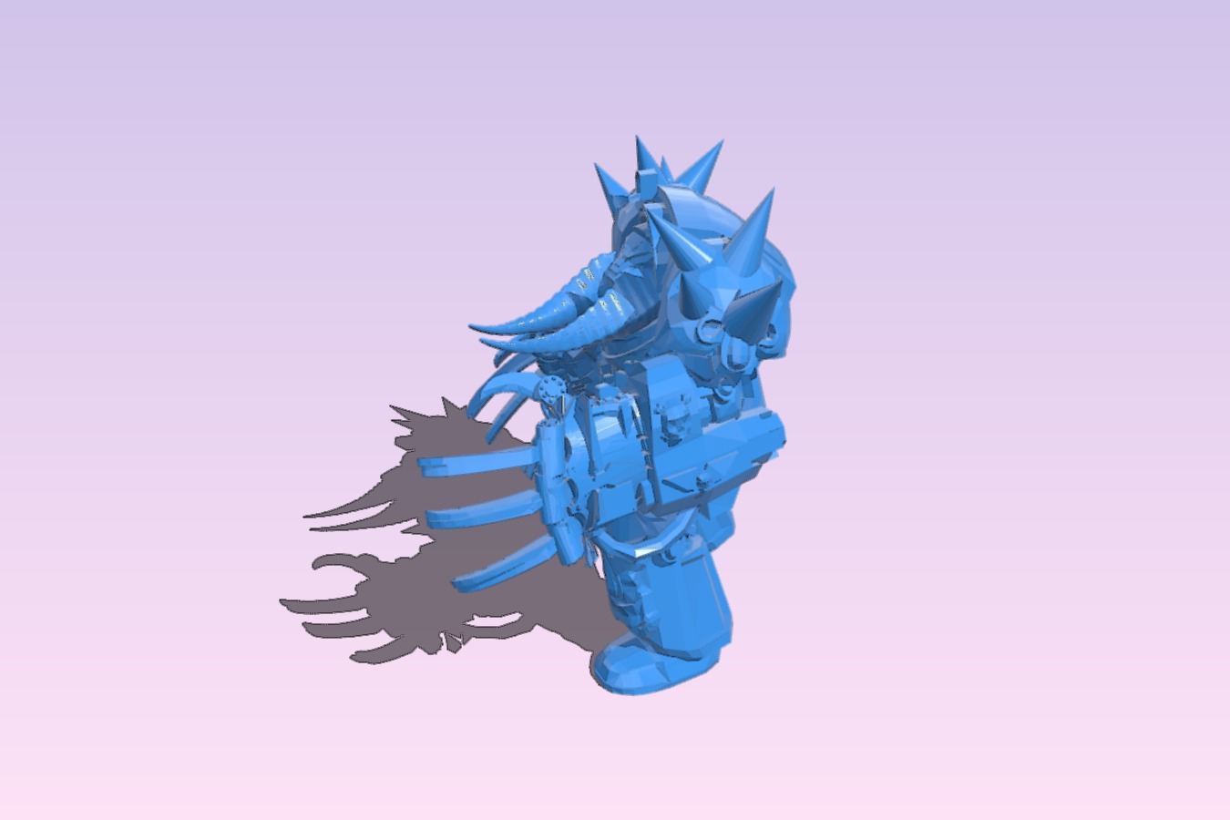 Robot with claws