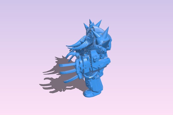 Robot with claws | 3d print model