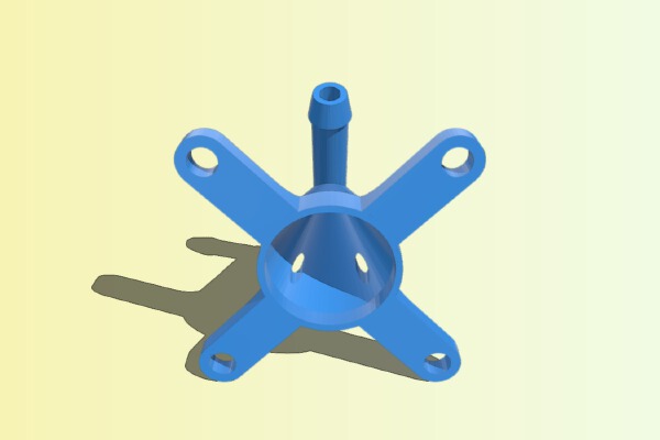 Air Assist Nozzle for ORTUR LASER MASTER 2 Pro  S2 (LU2-4-SF) | 3d print model