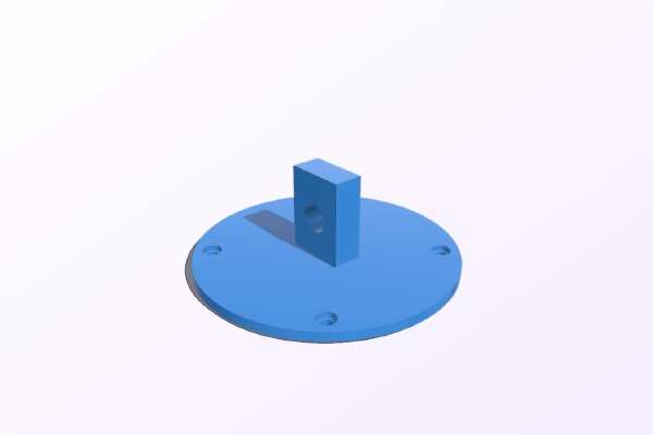 Dial Indicator Back Plate | 3d print model