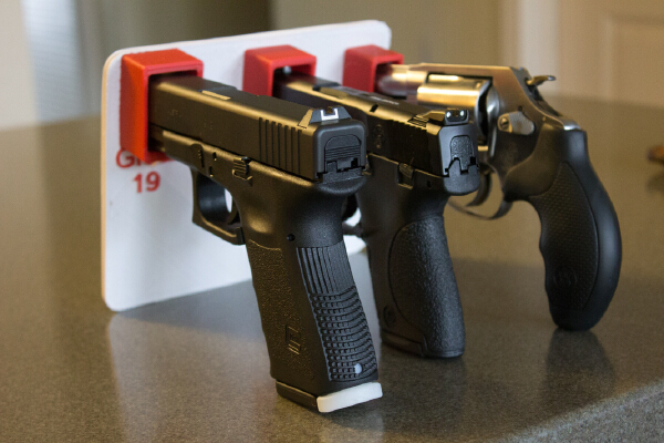 Glock Gun Cabinet Vertical Storage Shelf | 3d print model