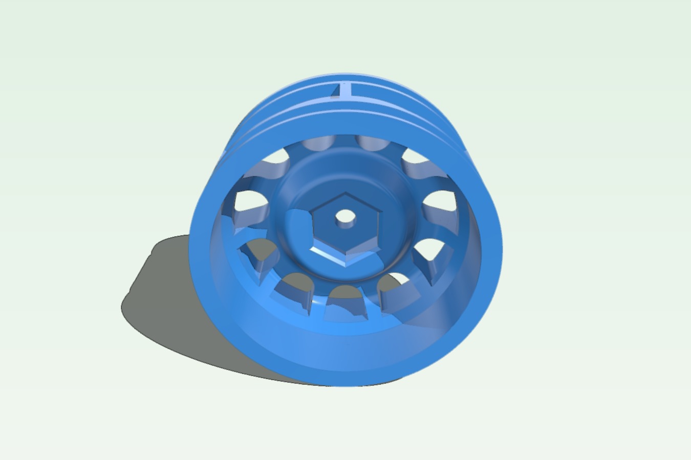 Jante rallye "WRC" V1  1_10 rc hexa 12 mm