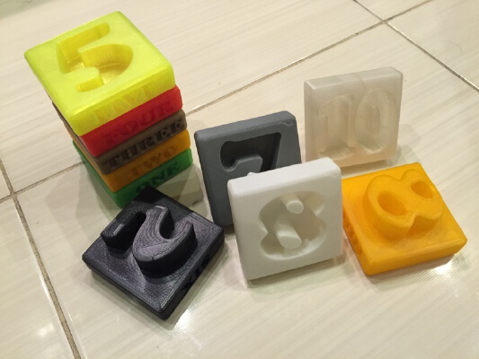 Numbers tower (early learning toy) | 3d print model