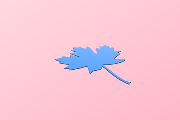 Maple Leaf Silhouette | 3d print model
