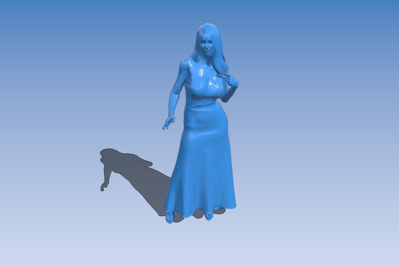 Sculptures of Barbie and Cinderella