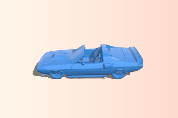1969 Dodge charger concept car | 3d print model