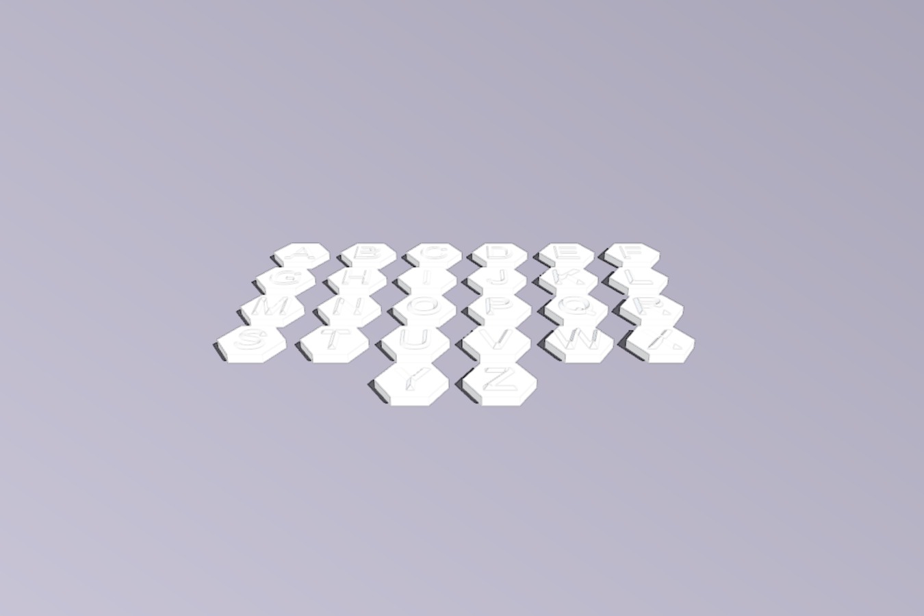 Alphabet for children to play games
