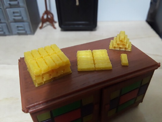 Gold bars (1:18 scale) | 3d print model