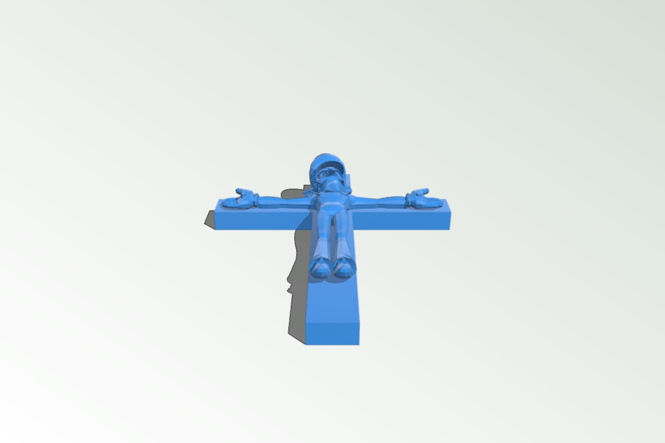 Crucified Waluigi