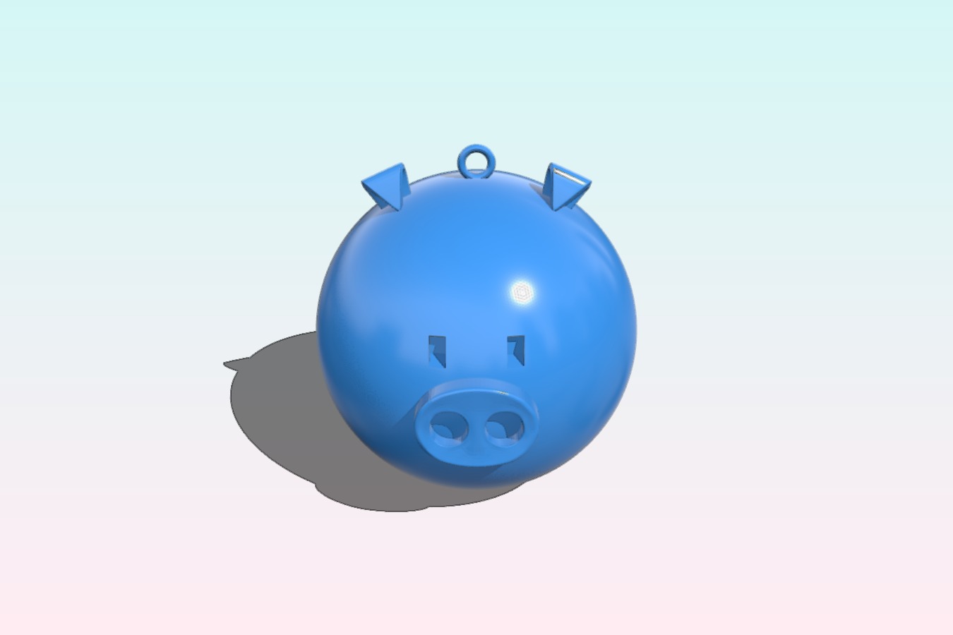 Christmas Bauble Pig