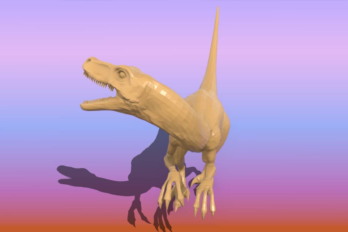 Velociraptor Dinosaur 3d print