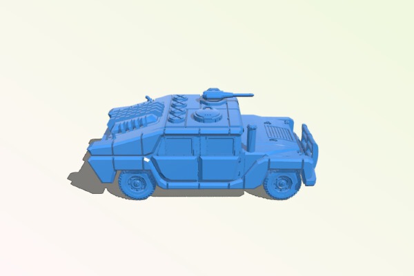 Specialized armored vehicle | 3d print model