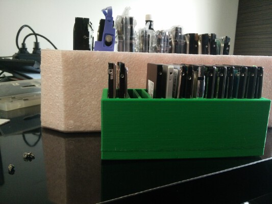 Parametric disk tray organizer | 3d print model