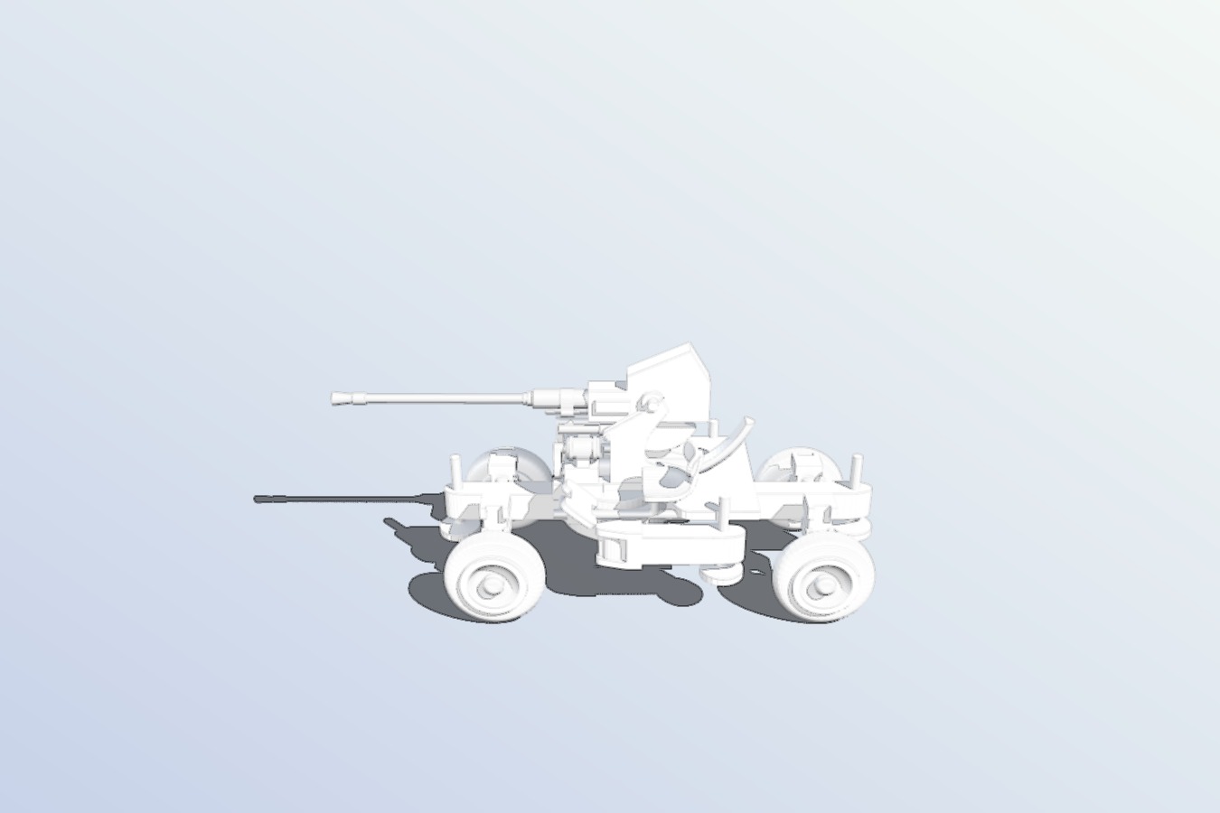 Remix of marcusmole Bofors gun 40mm light AA