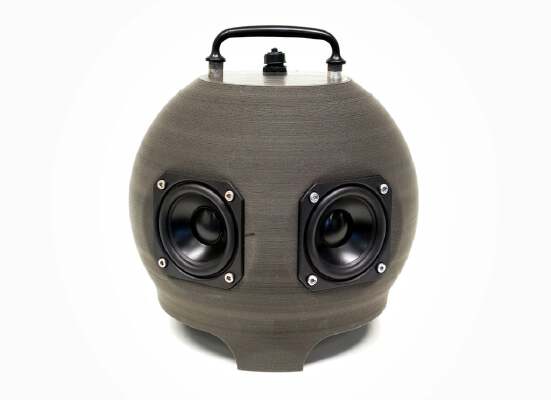 Batteryless portable boombox | 3d print model