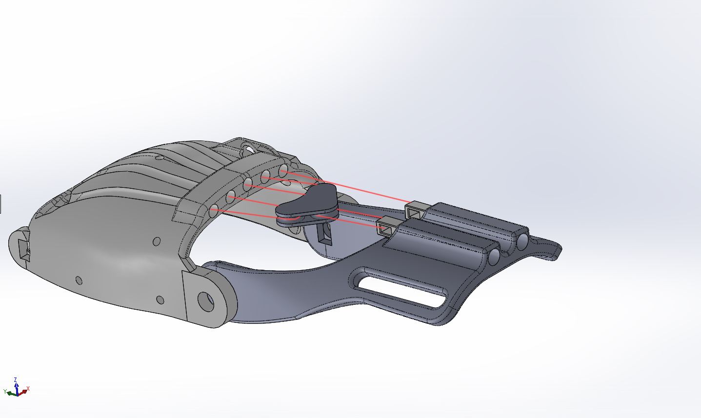 Bracer & Whippletree for Raptor Reloaded