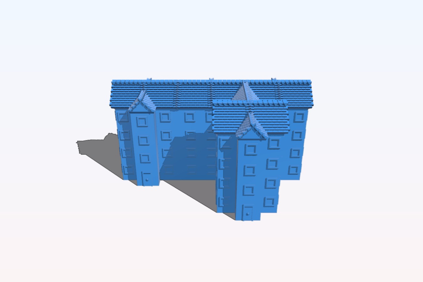 Residential Building for 6mm - 1_285 war games (Battletech, Epic 40k, etc)