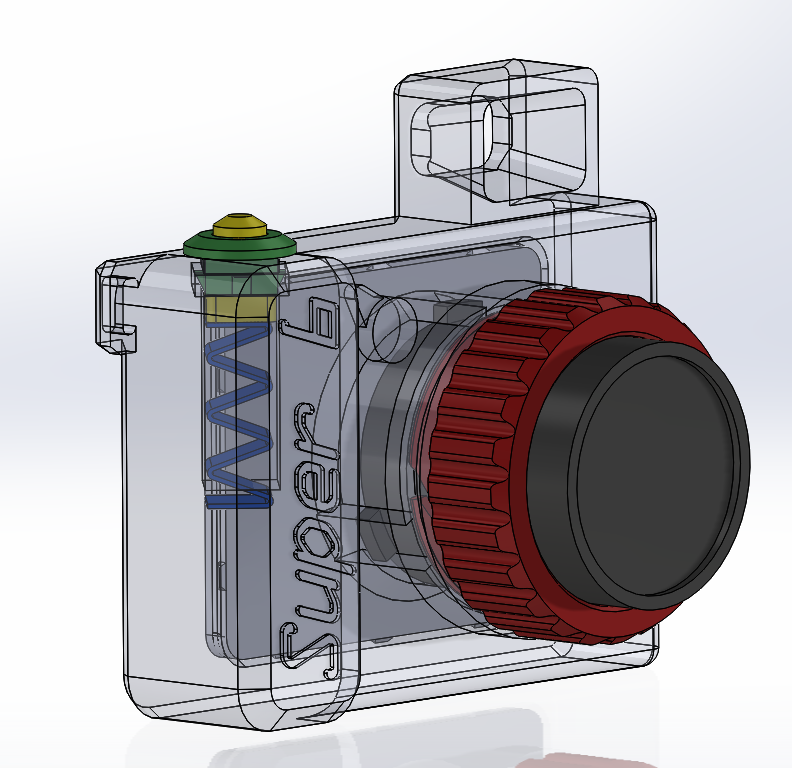 Toy Camera V2 with retractable lens and trigger