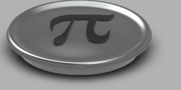 Happy Pi Day Mini Pi Pie Coin | 3d print model