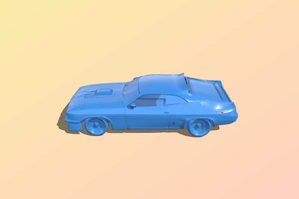 Ford Falcon Mad Max | 3d print model