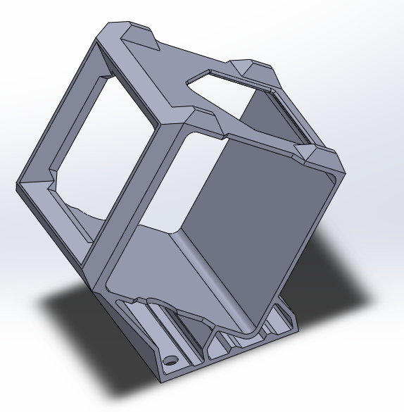Skitzo GoPro session crash absorbing 40 degree mount