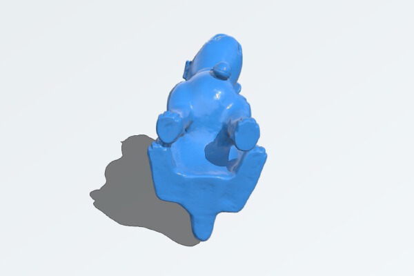 Porcelain figure of a puppy | 3d print model