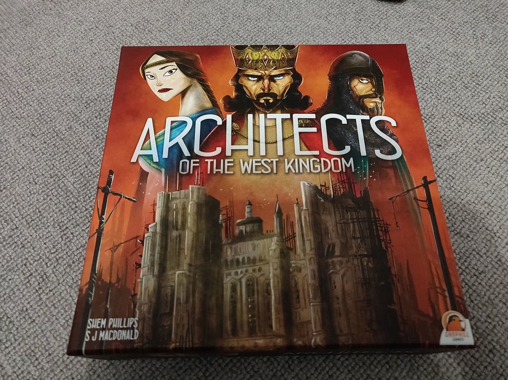 Architects of the West Kingdom - Box Insert for sleeved cards (and Age of Artisans expansion)