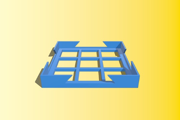 Post It Holder | 3d print model