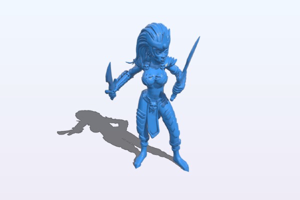 Witch elf women | 3d print model