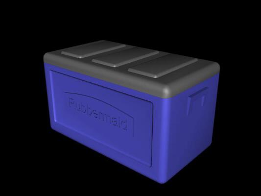 Rubbermaid and Coleman cooler 1_10 | 3d print model