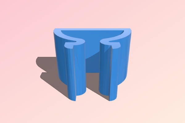 Ender 5 Plus Low Profile Wire Clip | 3d print model