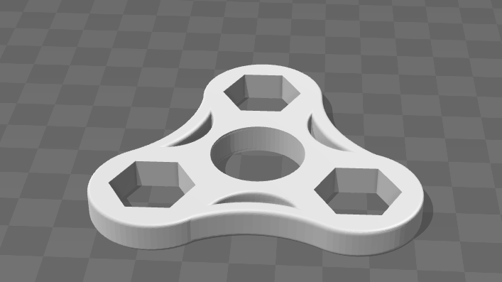 Single Bearing Fidget Spinner