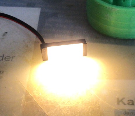 RC Car small LED Lightbar Jeep JK 1_10 Frontbumper | 3d print model