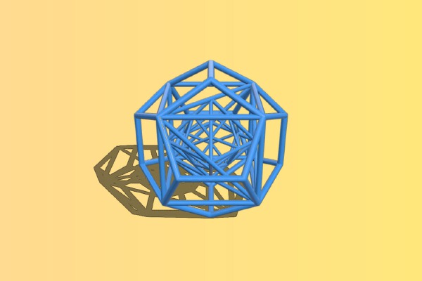 Nested Platonic Solids | 3d print model