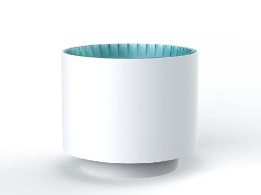 Biological air purifier, indoor planter, plant pot (Small) | 3d print model