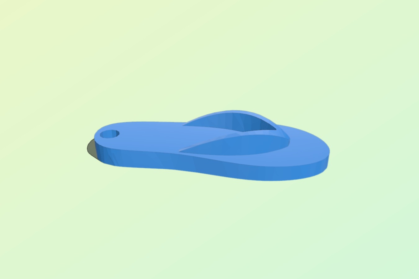 Flip-Flop Sandal Keychain