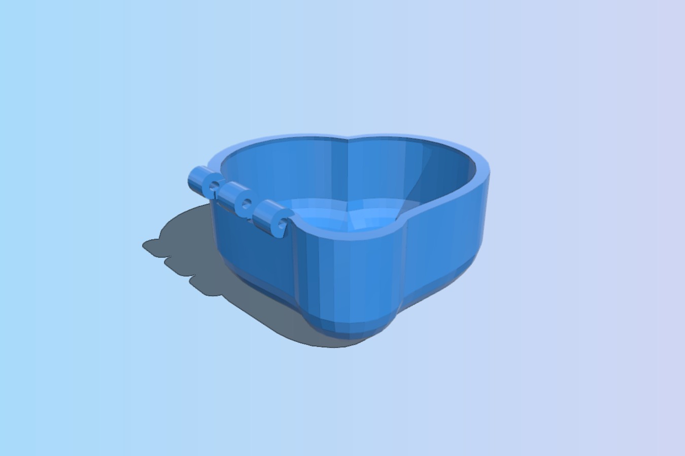 Heart Box with Hinged Lid